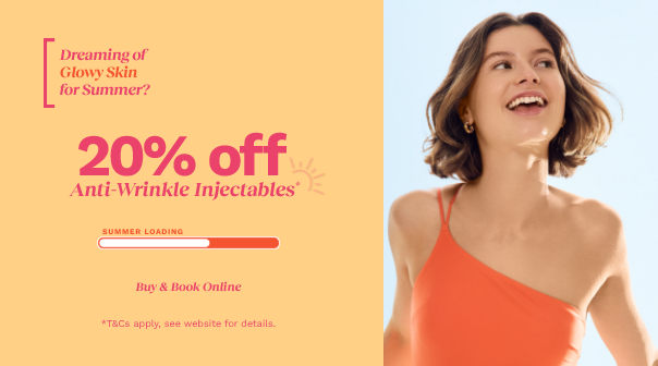 20% off Anti-Wrinkle Injectables*