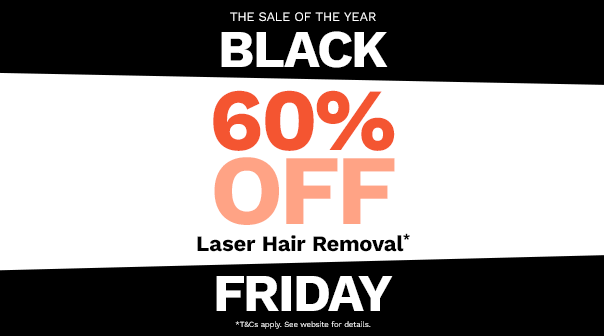 60% Off Laser Hair Removal*